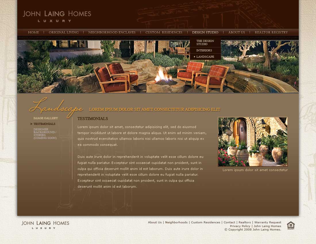 John Laing Homes - Design Studio - Landscape